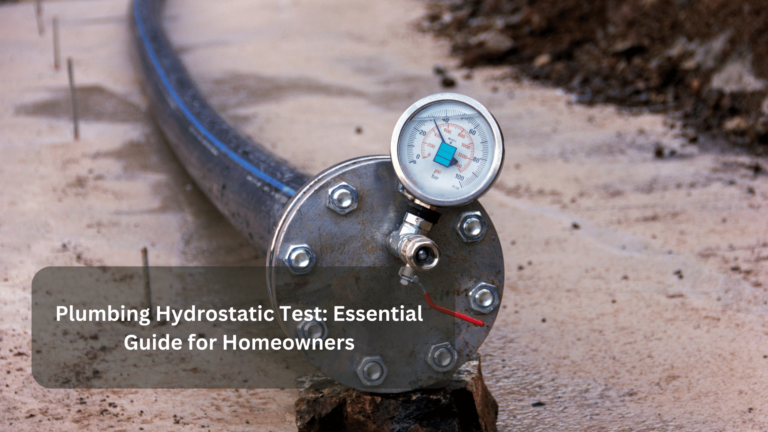 Plumbing Hydrostatic Test: Essential Guide for Homeowners